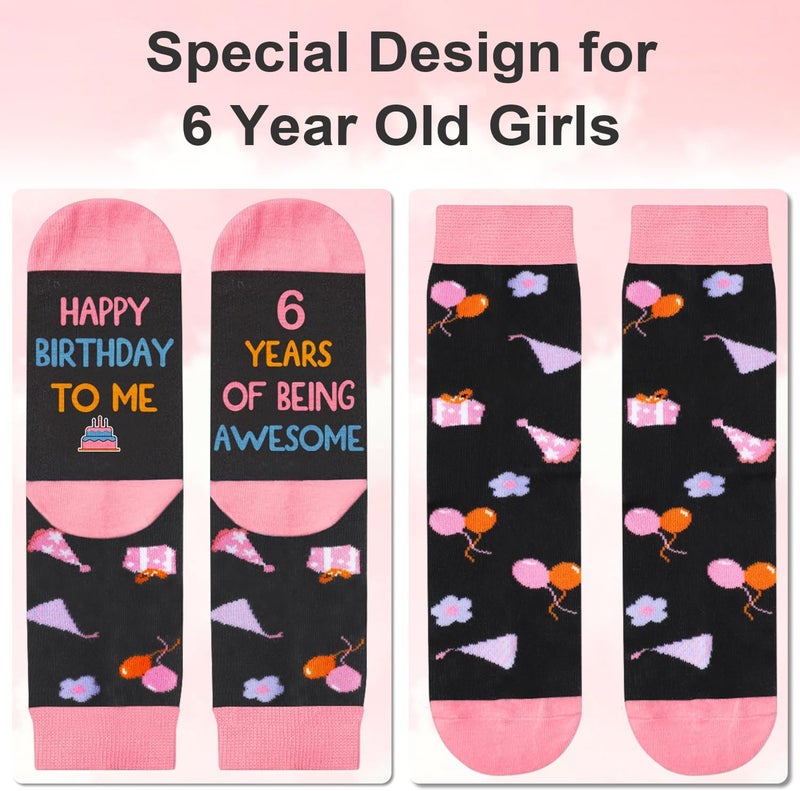 Juesly 5-18 Years Old Birthday Gifts for Girls - Socks for Girls with Pop up Birthday Card, Presents for 5-18 Year Old Grils - Image 2
